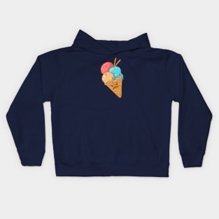 Cookie Monster Ice Cream Kids Hoodie